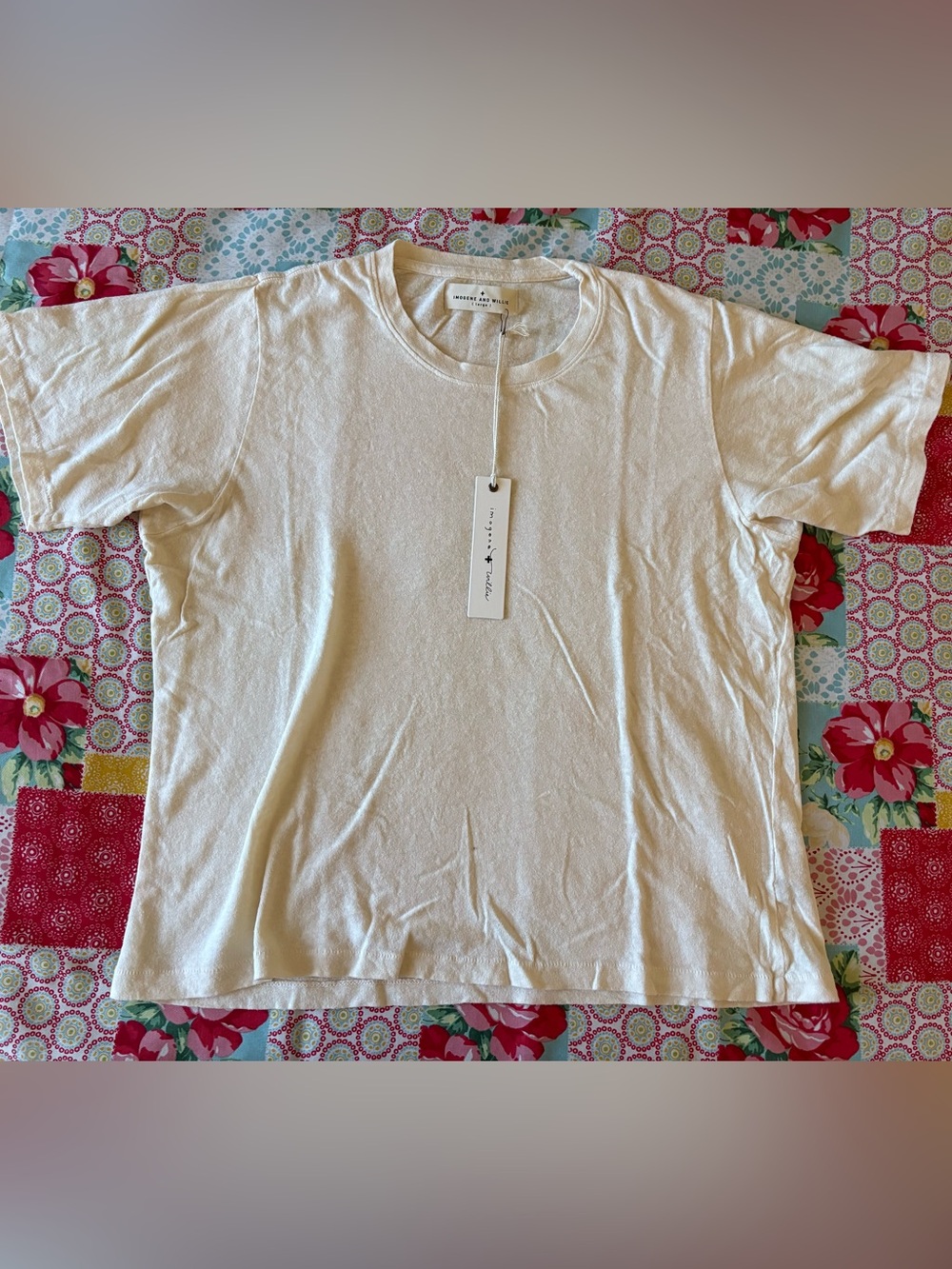 Imogene + Willie the cotton hemp tee in vintage white